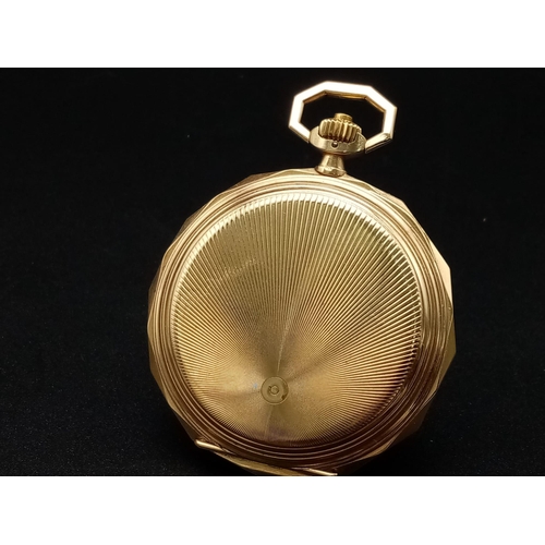 3 - A Vintage IWC 14K Gold Full Hunter Pocket Watch. A wonderful piece of craftsmanship from this sublim... 