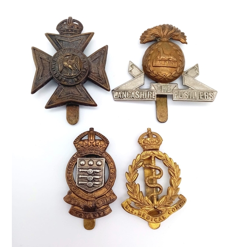 598 - 10 x British Army Cap Badges.