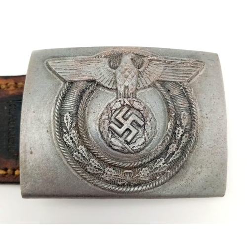 176 - 3rd Reich 2nd Type S.A Belt Buckle and Tab.