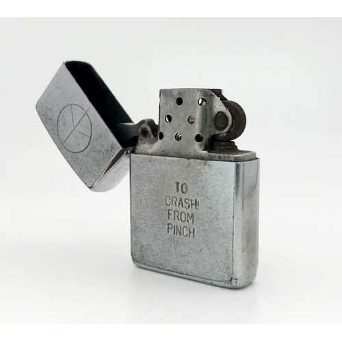 373 - Original 1967 Dated Zippo Lighter. Used during the Vietnam War engraved in Saigon. UK buyers only.