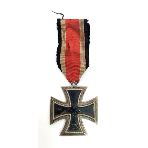 505 - WW2 German Iron Cross 2nd Class Stamped Ring.