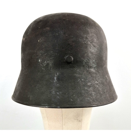 134 - WW1 German M18 Stahlhelm Helmet and Liner.