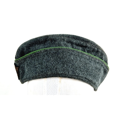 40 - WW2 German Feld Polizei (Field Police) Side Cap.