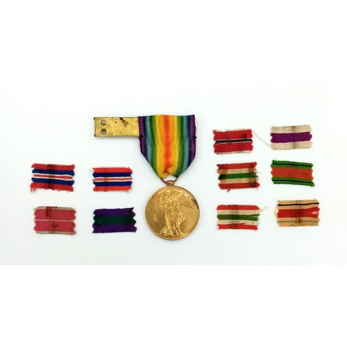 978 - A WW1 Victory Medal that was issued to 171601 SPR.J Addison on Brass Bar along with a collection of ... 