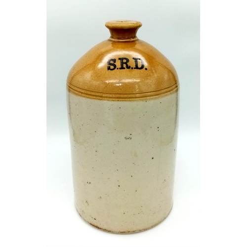 990 - WW1 British Special Rations Dept. Rum Jug or Soon Runs Dry as the troops would say.