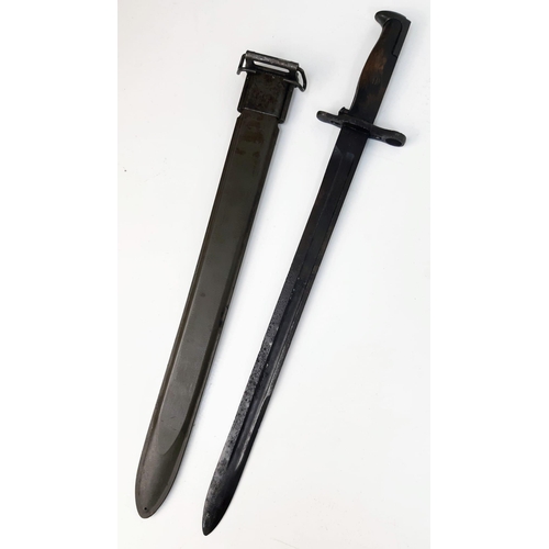 333 - WW1 USA 1905 Pattern Springfield Bayonet. Maker: S.A. for the Springfield Armory.