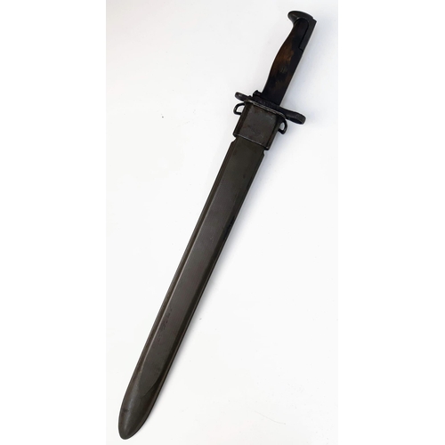 333 - WW1 USA 1905 Pattern Springfield Bayonet. Maker: S.A. for the Springfield Armory.