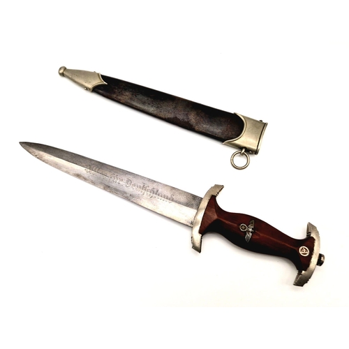 5 - 3rd Reich N.S.K.K. Dagger 1933 Pattern RZM M7/33. Maker: F.W. Holler.