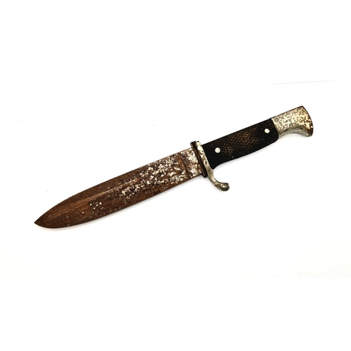 292 - WW2 German RZM Marked Hitler Youth Knife and Scabbard.