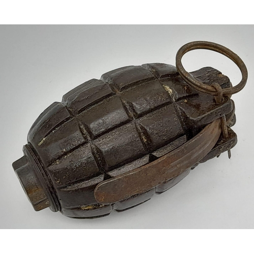 271 - INERT British N° 23 Mills Rifle Grenade. Maker: Edwards Bros. Very good condition with original lacq... 