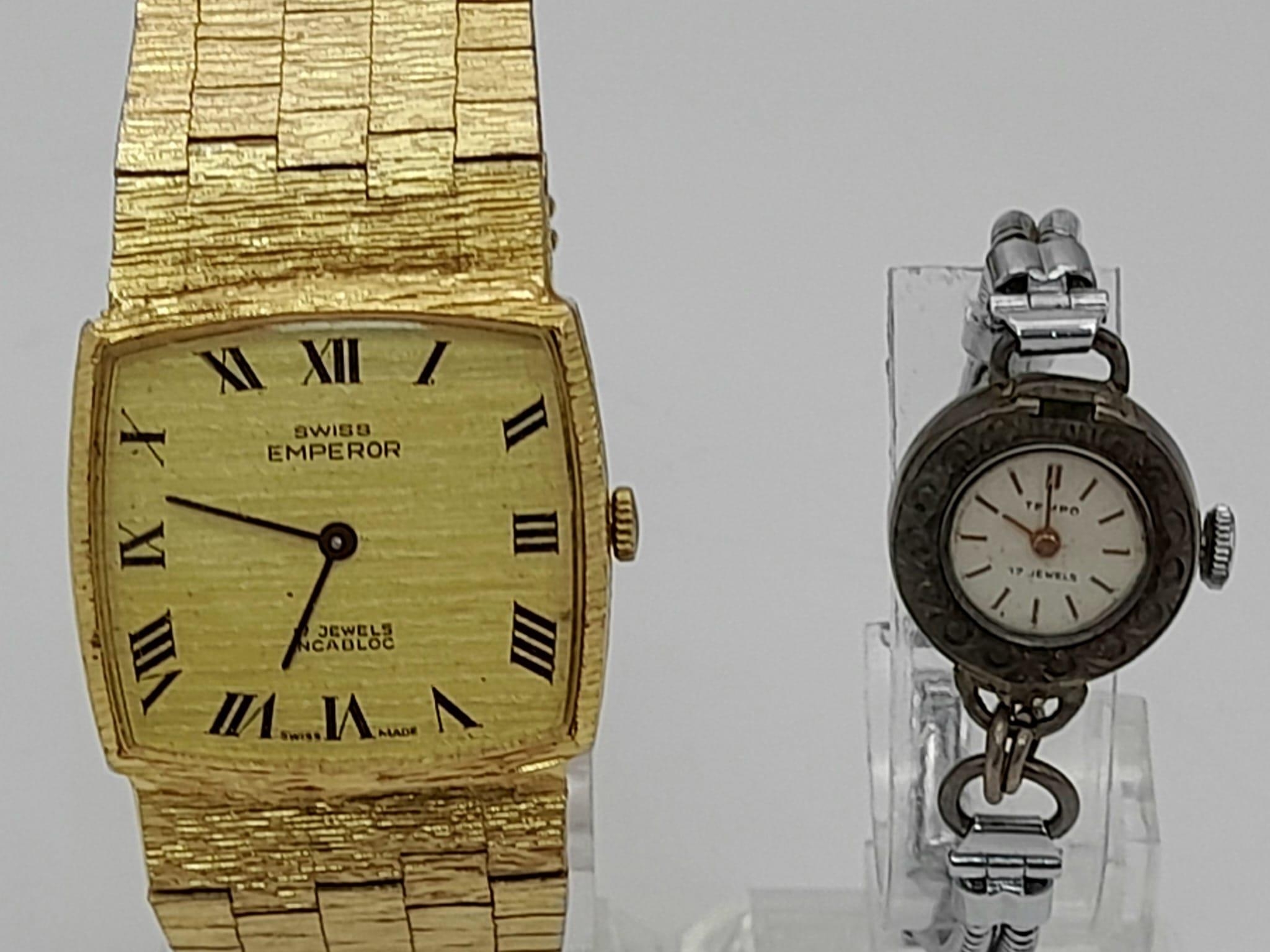 Swiss emperor gold outlet watch