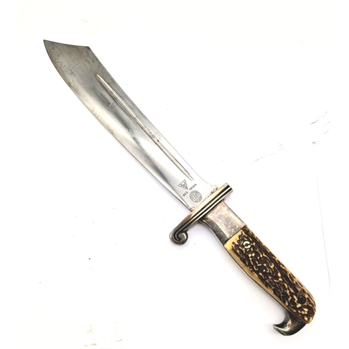 29 - 3rd Reich R.A.D Hewer Dagger Model 1934 Maker: Eichorn with impossible to find hanger – all well mar... 