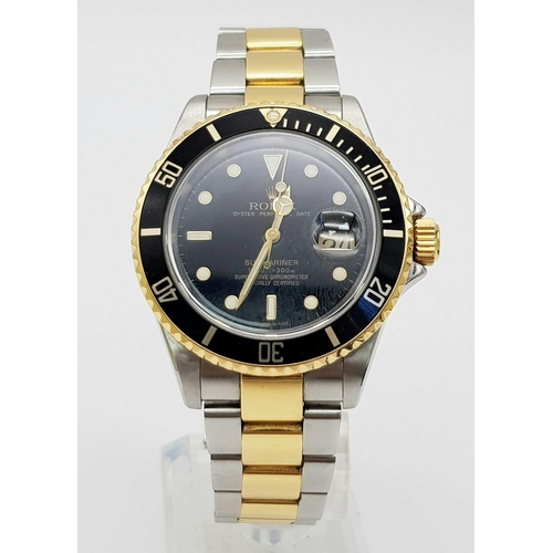 8 - A ROLEX SUBMARINER IN EXCELLENT CONDITION WITH BOX AND PAPERS HAVING BEEN SERVICED BY ROLEX IN 2021 ... 