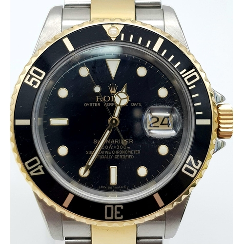 8 - A ROLEX SUBMARINER IN EXCELLENT CONDITION WITH BOX AND PAPERS HAVING BEEN SERVICED BY ROLEX IN 2021 ... 