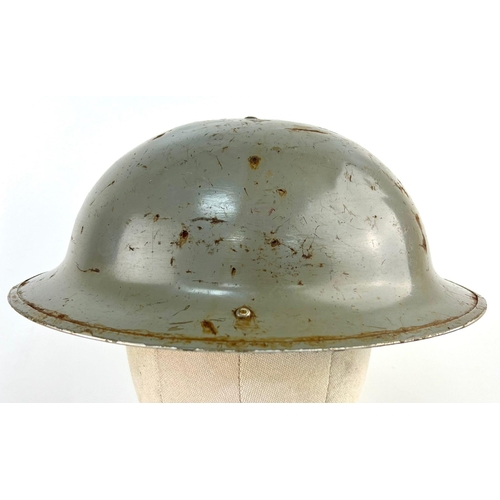 202 - WW2 Canadian Naval Helmet. Maker: Aluminium Goods Co. Toronto. Dated 1941.