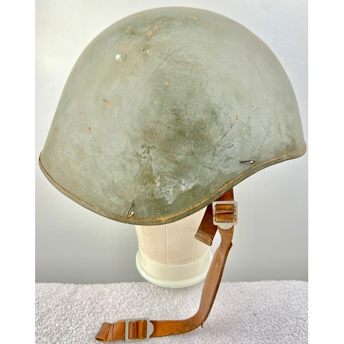 321 - WW2 U.S Navy MK II “Talker” Anti-Aircraft Gunners Flak Helmet.