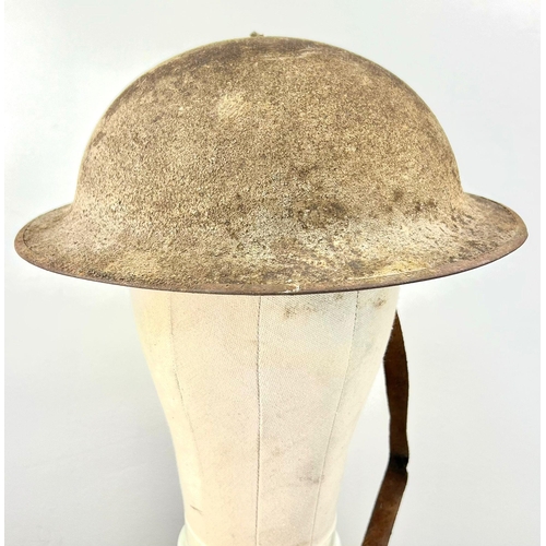 305 - WW1 British Somme Found Brodie Helmet found in a barn. In condition as found.