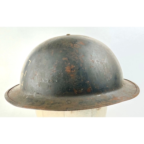 607 - WW2 British Homefront British Transport Helmet.