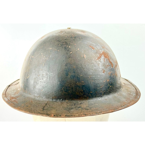 607 - WW2 British Homefront British Transport Helmet.