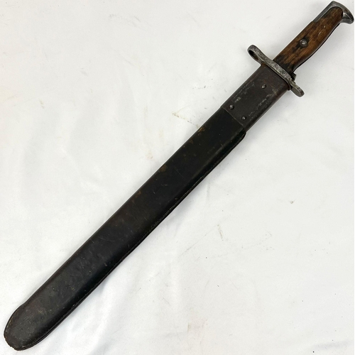 212 - WW1 American M1905 Springfield Bayonet Dated 1908. Maker: Springfield Armoury.