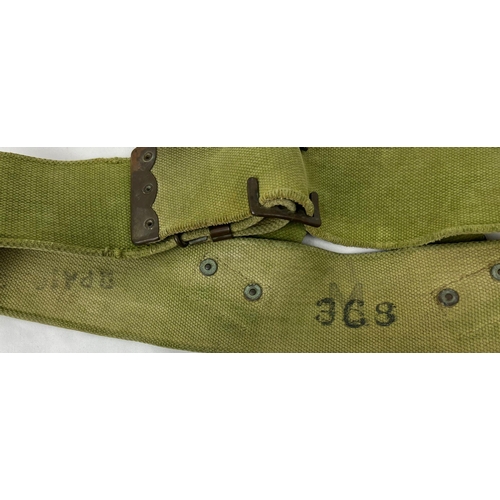 708 - British 1908 Pattern Belt Dated 1925.