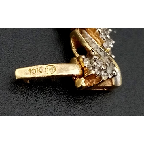 100 - 9K Yellow Gold DIAMOND SET BRACELET 1.90CT 9.6G