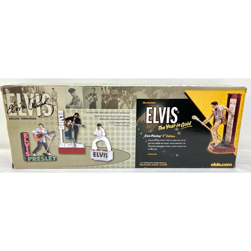 347 - A Very Rare and Collectable Elvis Through The Years Figures Set. 1954, 1968 and the classic 1970 Veg... 