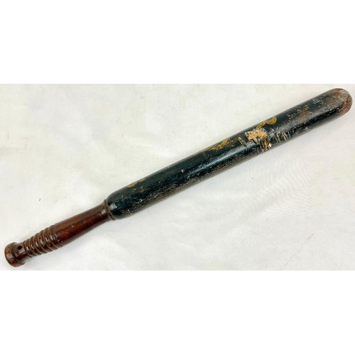 408 - Rare Pre-1837 William IV Painted Truncheon for St. Saviour Southwark in London. Some of
painted deco... 