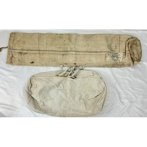 603 - A Very Rare and Historic Kit Bag and Laundry Bag Formerly Owned by Captain R G Corbett of the Famous... 