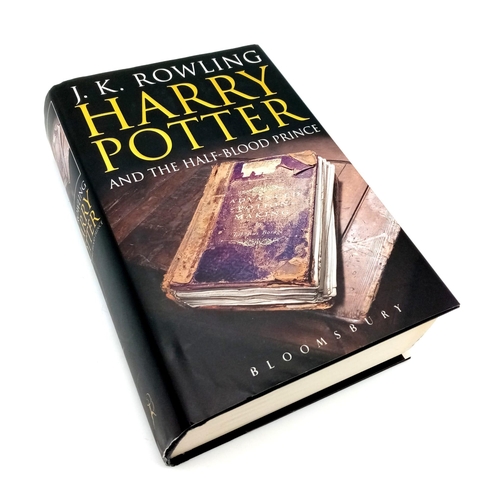 1524 - A hardback first edition of Harry Potter and the half blood prince with adult dust cover. Excellent ... 