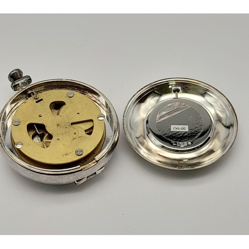 779 - A LINKS OF LONDON DECISION TIME POCKET WATCH  A/F