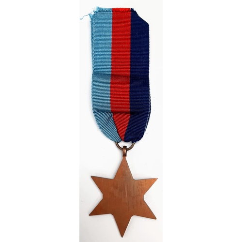 811 - A WWII 1939-1945 STAR WITH ORIGINAL RIBBON.