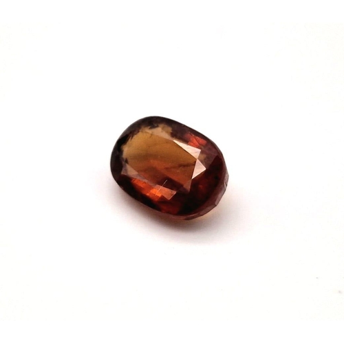 1022 - 7.97ct Natural Hessonite Garnet Gemstone. GLI Cert