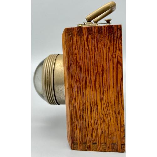 479 - Vintage Wooden-Cased Ever Ready Torch. Made in England example. Similar models of this torch were fe... 