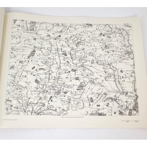 1168 - A Reproduction Large Map Booklet of the County of Essex in the year 1777 by John Chapman and Peter A... 