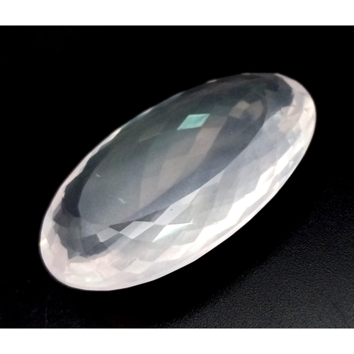 1120 - 74.95ct Rose Quartz Gemstone comes with  ITLGR certification.