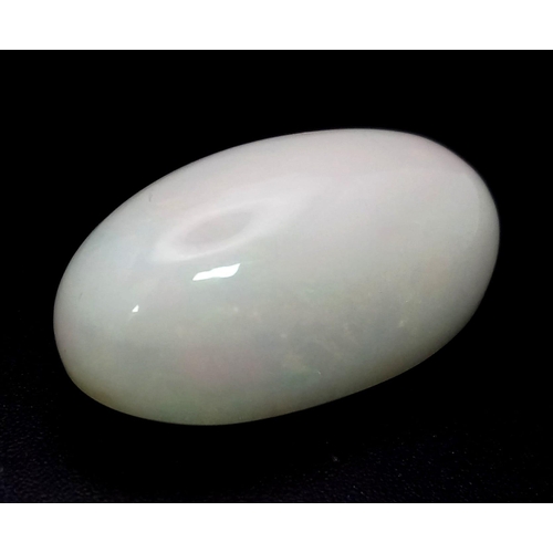 810 - A 25.71ct Ethiopian Noble Fire Opal- Oval Shape.  ITLGR Certified