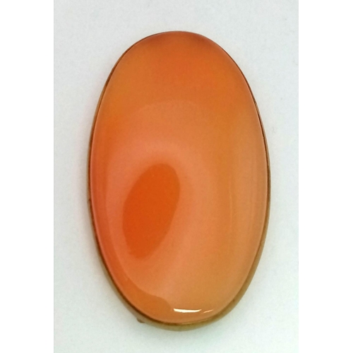 1442 - Chinese Agate Obidome 4cm x 2.5cm