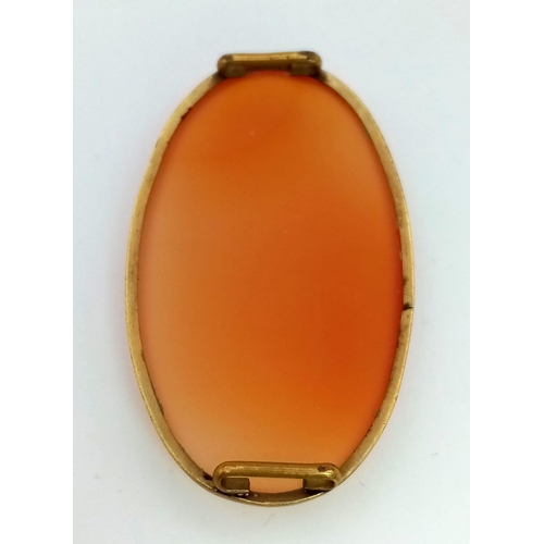 1442 - Chinese Agate Obidome 4cm x 2.5cm