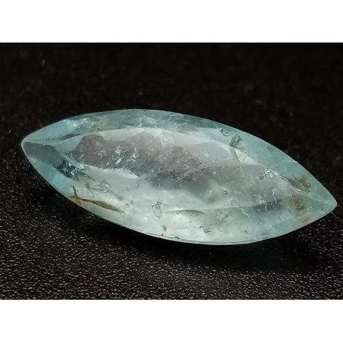 1109 - A lot of 5 Natural Aquamarines- Faceted - Untreated Earth Mined. 39.20ct in total.