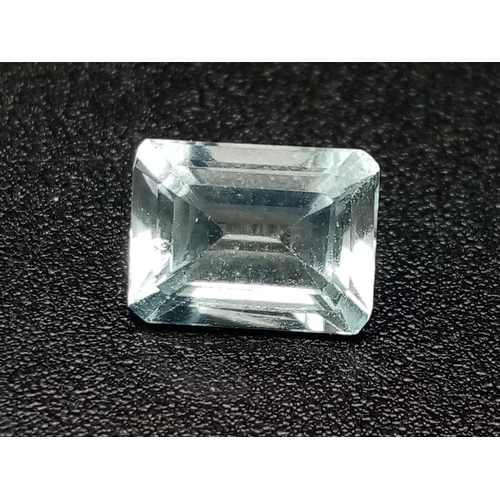 831 - A Lot of 7  Natural Aquamarine- Faceted- AAA Grade. total weight 14ct.