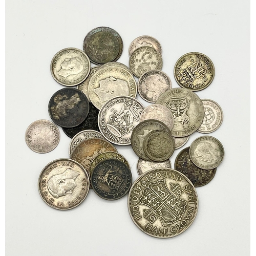 923 - A Fantastic collection of British coins Including pre-1920 (75grams total) and pre-1947 Coins. (95.7... 