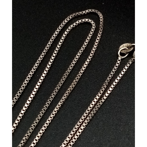 1173 - Four 925 Silver Necklaces. Different styles and lengths. 18g total