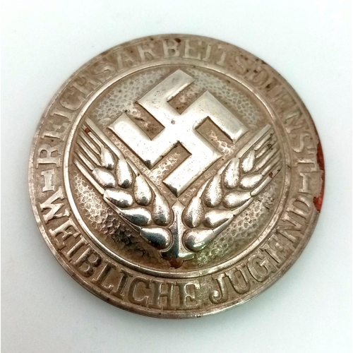 970 - 3rd Reich 2nd Pattern Brooch Maidenführin Deutscher Frauen Arbeitsdienst “Maiden leader – German Wom... 