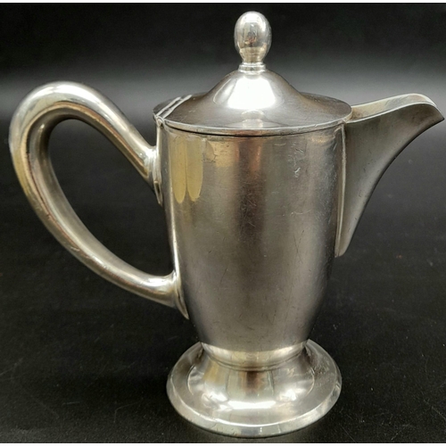 121 - WW2 German Kriegsmarine Officers Mess Individual Coffee Pot.