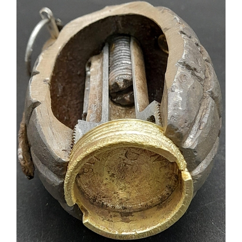 520 - INERT Cutaway WW1 No 5 Mills Grenade. A very nice job has been done.