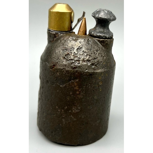 572 - INERT WW1 Cut Away French Viven-Bessières Rifle Grenade. These were fired with a special adapter fro... 