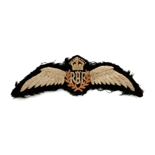 626 - WW2 British Royal Air Force Pilots Wings.