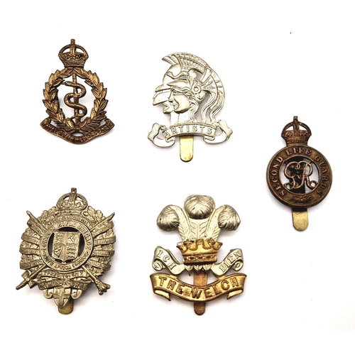 657 - 10 x British Army Cap Badges.