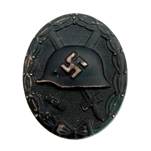 701 - WW2 German 3rd Class Wound Badge in Black Representing Iron.